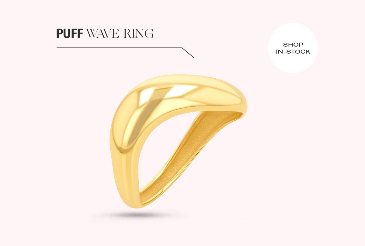 Shop >> Puff Wave Ring