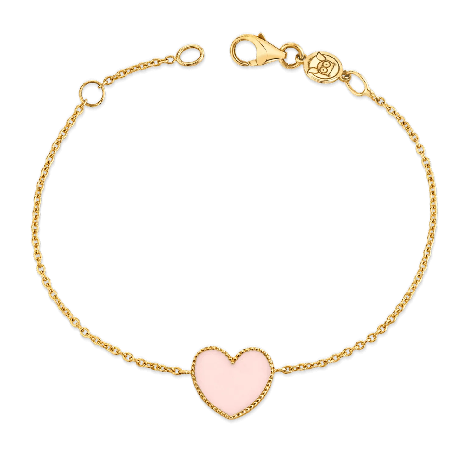 Image of Kids Heart Enamel Bracelet