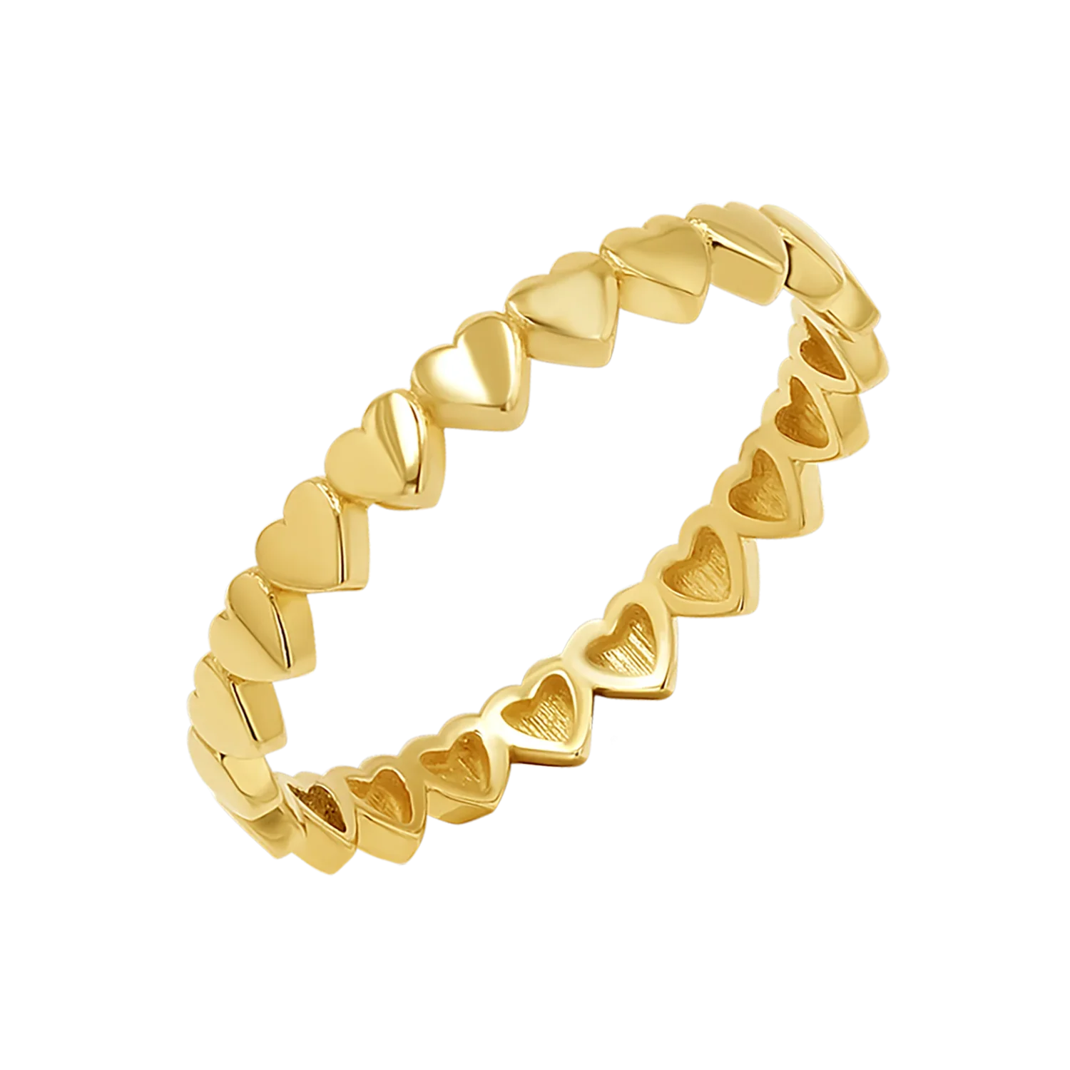 Image of Heart Eternity Ring
