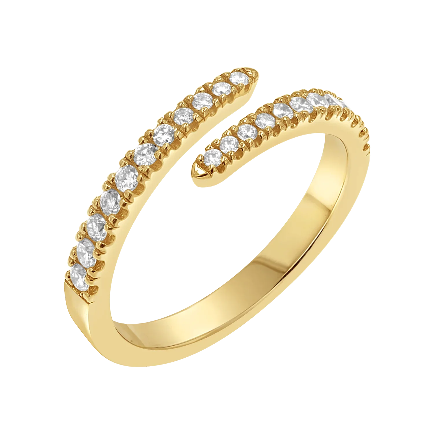 Image of Diamond Coil Ring