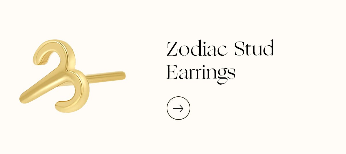 Zodiac Stud Earrings