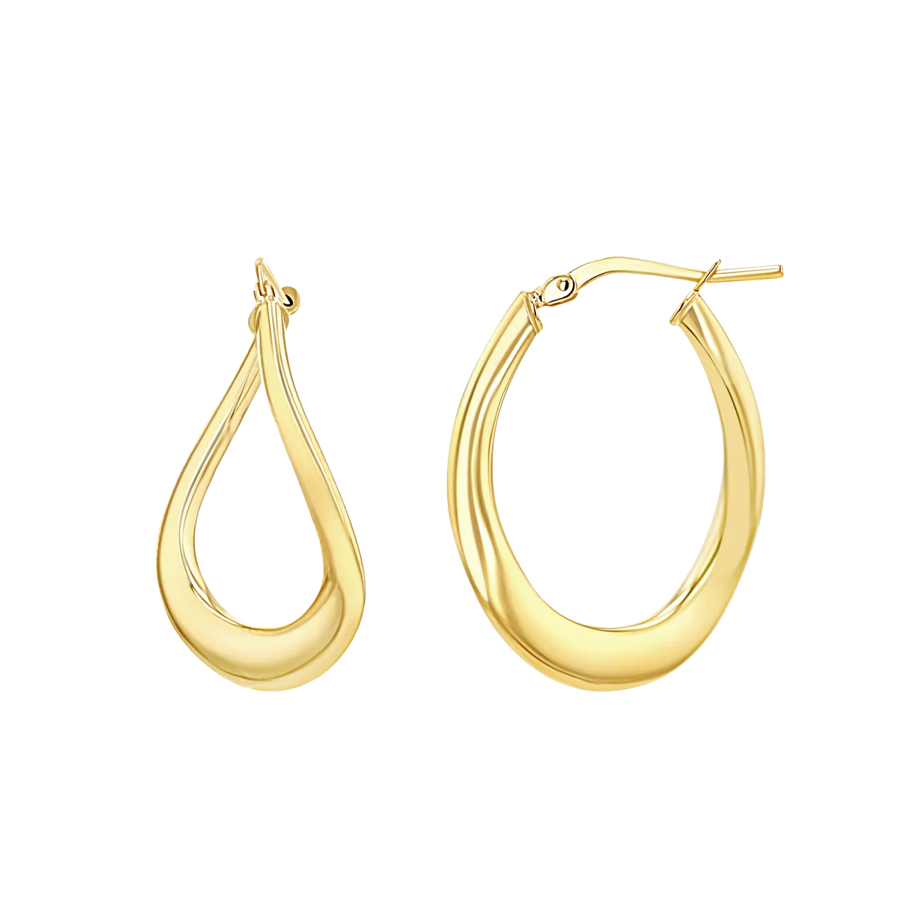Image of Infinity Hoop Earrings