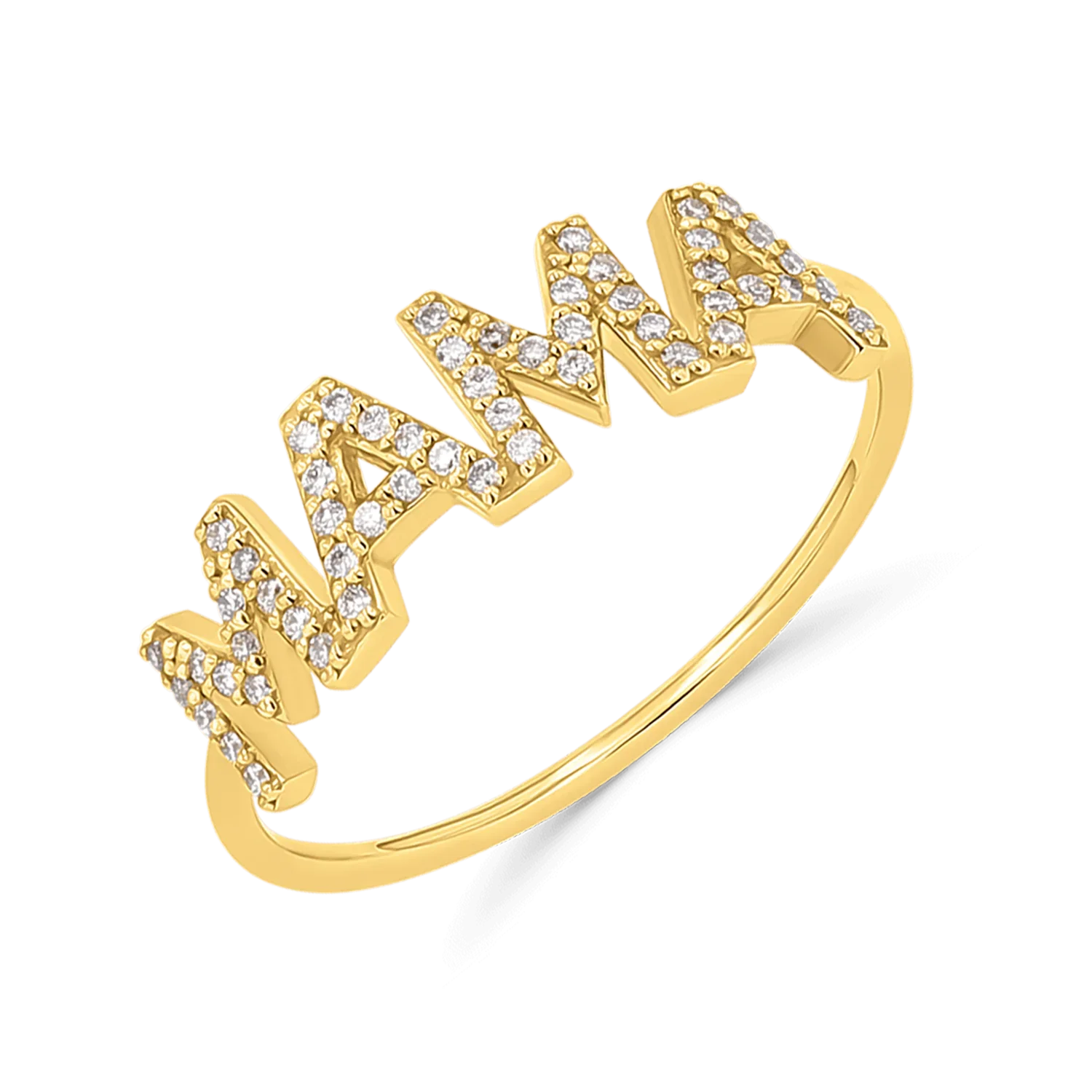 Image of Diamond MAMA Ring