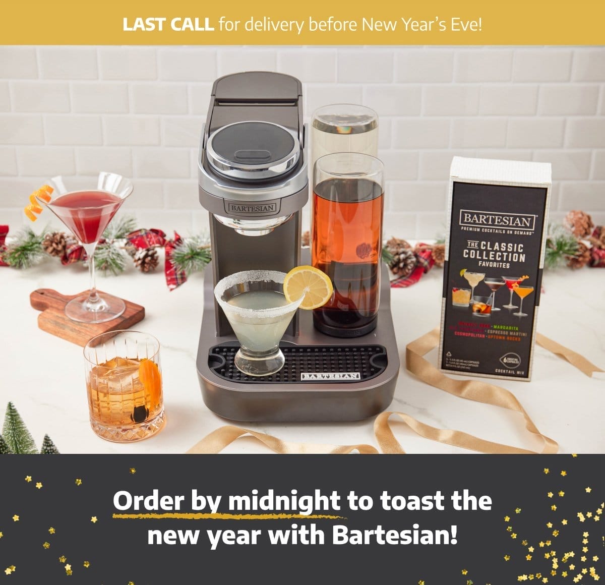 Last call for delivery before New Year's Eve!