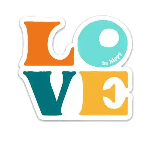 Image of LOVE Stacked Sticker