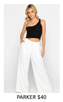 Parker Trousers in Off White \\$40