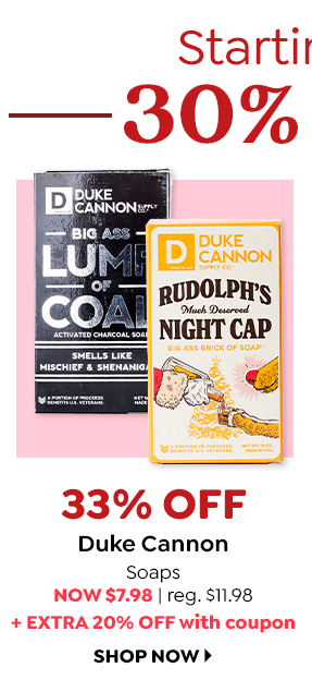 33% OFF DUKE CANNON