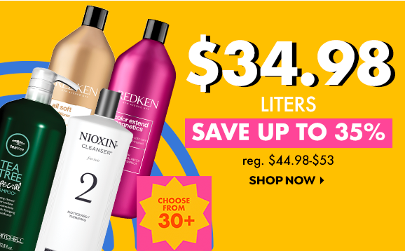 \\$34.98 LITERS