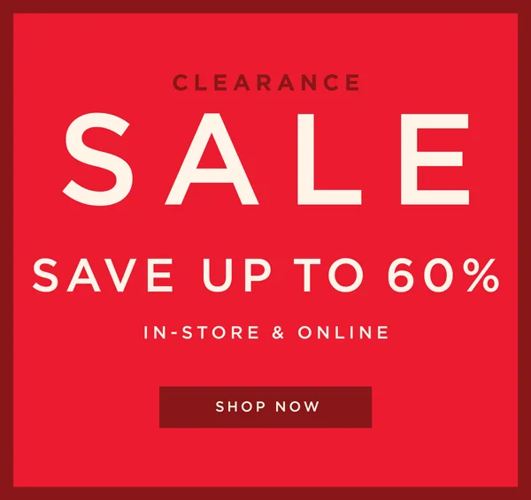 Clearance Sale - Up To 60% Off
