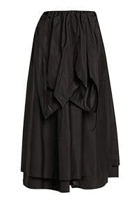 ALAINPAUL Double-Layered Midi Skirt