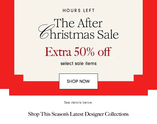 Extra 50% off select sale items