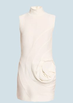 Zomer - Camille Mini Dress with Rose Detail