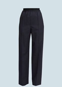 BOTTEGA VENETA - Subtle Striped Straight-Leg Wool Trousers