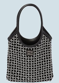 Miu Miu - Rete Starlight Crystal Top-Handle Bag