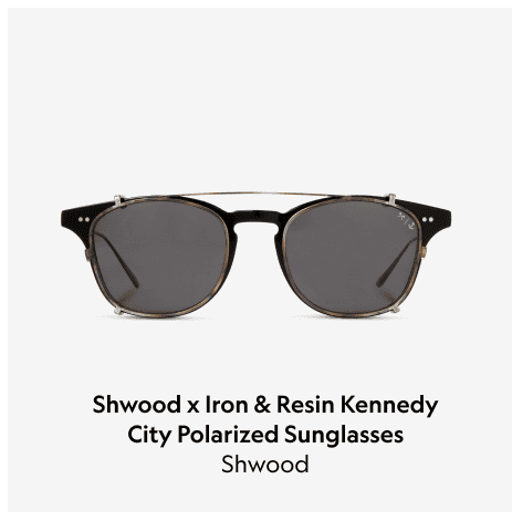 Shwood x Iron & Resin Kennedy City Polarized Sunglasses
