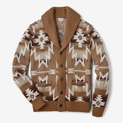 Doug Good Feather Cardigan