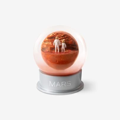 Mars Dust Globe