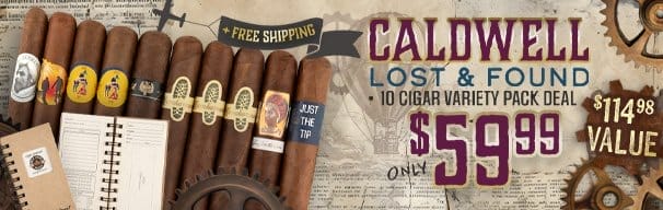 Free Shipping on Caldwell Lost & Found 10 Cigar Deal with Cigar Journal!