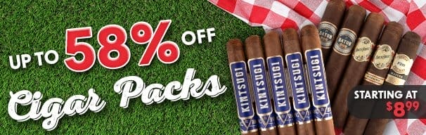 Up To 58% Off Cigar Packs!