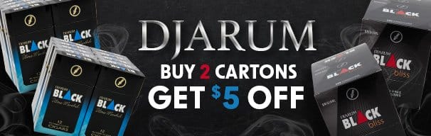 Buy 2 Cartons of Djarum, Get \\$5 off!