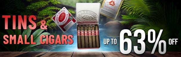 \\$20 Off Tins & Small Cigars!