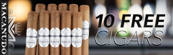 10 Free Cigars with Select Macanudo Boxes!