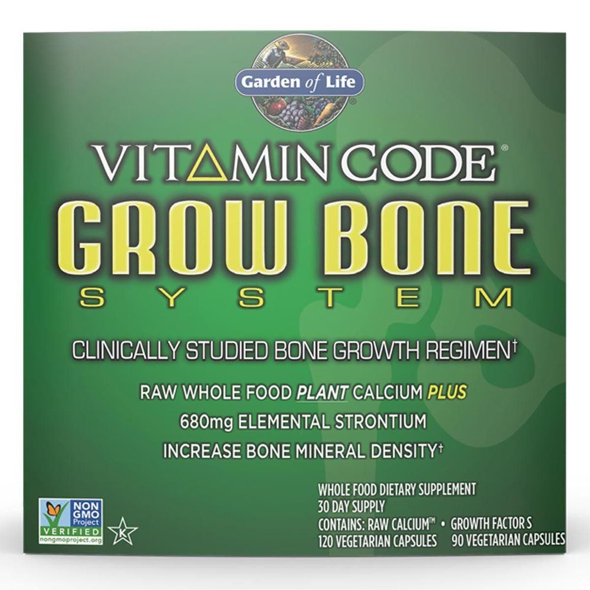 Image of Garden of Life Vitamin Code Grow Bone System 30 Day Supply