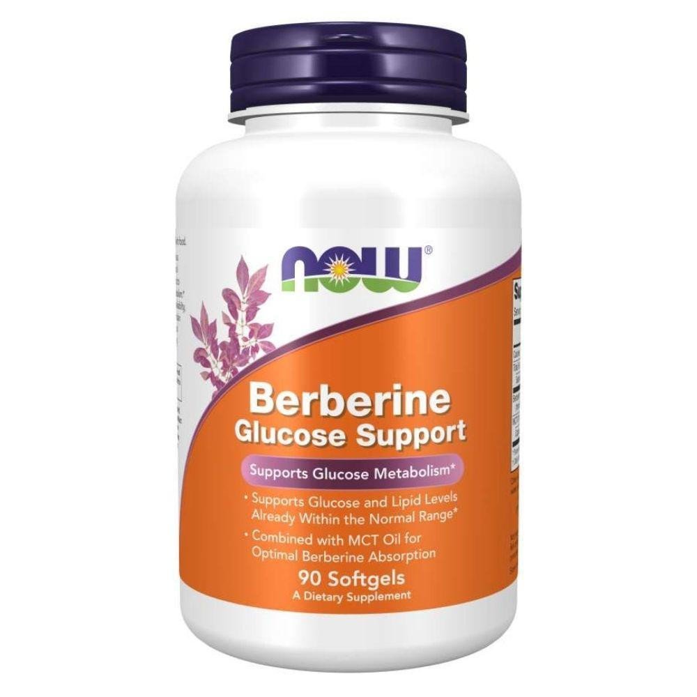 Image of Now Foods Berberine Glucose Support 90 Softgels