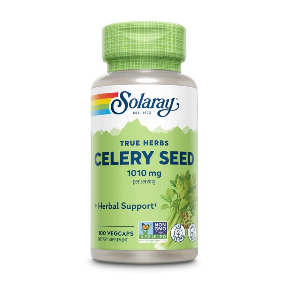 Image of Solaray Celery Seed 1010mg 100 Capsules