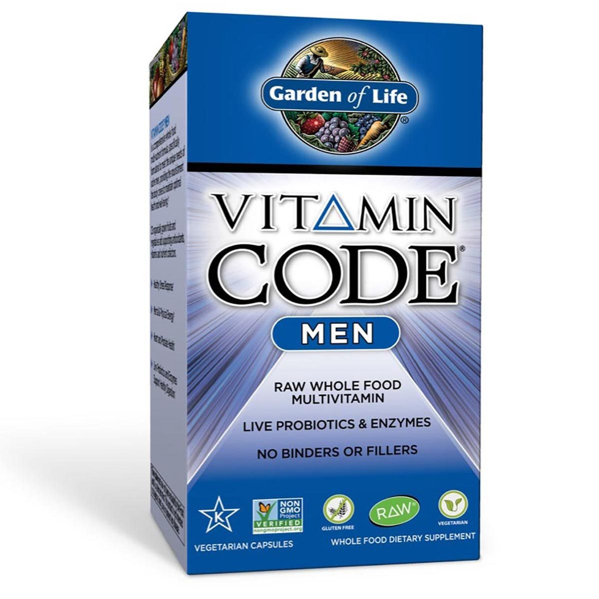 Image of Garden of Life Vitamin Code Men's Formula 240 Vege Caps