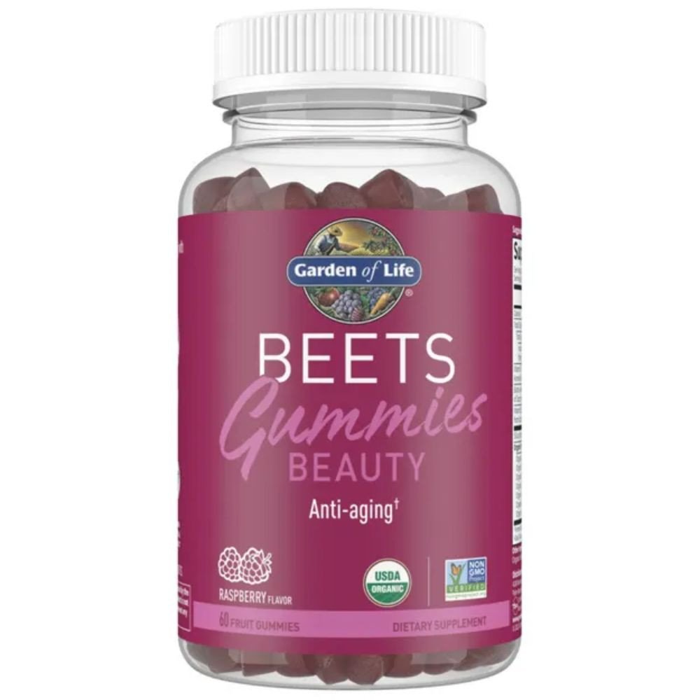 Image of Garden Of Life Beets Gummies Rasberry 60 Count