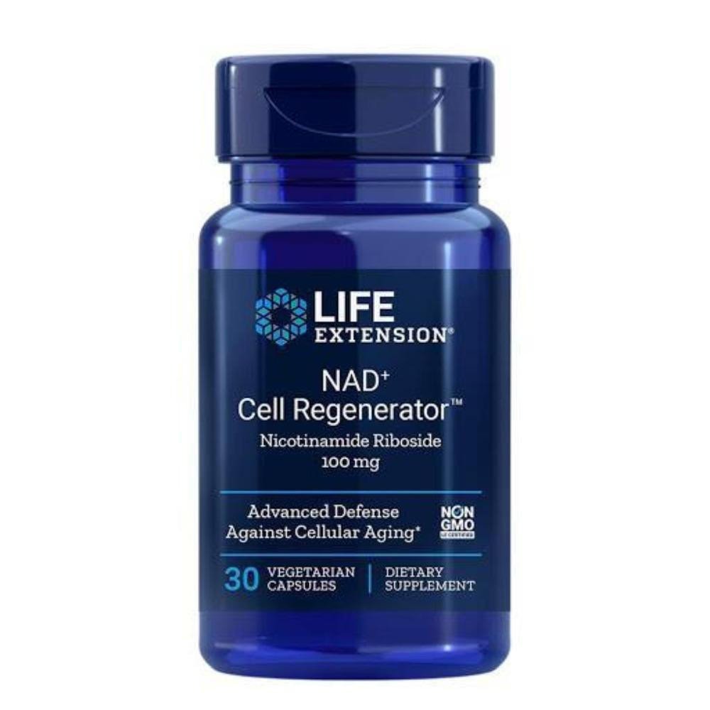 Image of Life Extension NAD+ Cell Regenerator With Nicotinamide Riboside 100MG 30VC