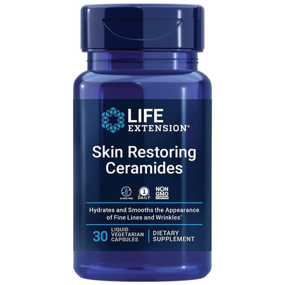 Image of Life Extension Skin Restoring Ceramides 30 Capsules