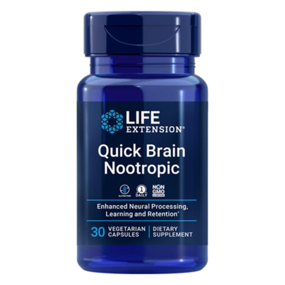 Image of Life Extension Quick Brain Nootropic 30 Capsules