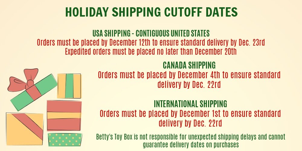 Betty's shipping information