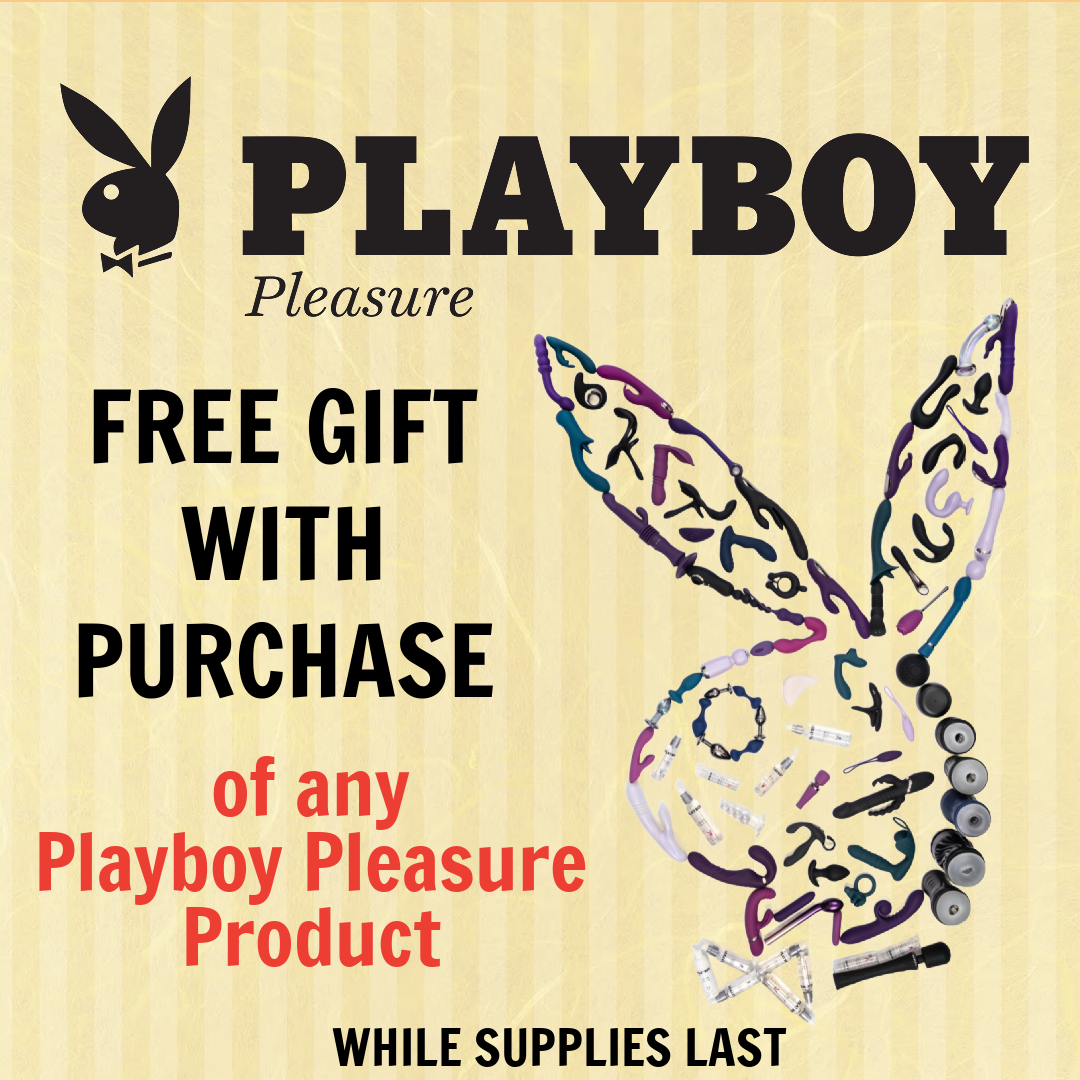 free gift with purchase of ay playboy pleasure product