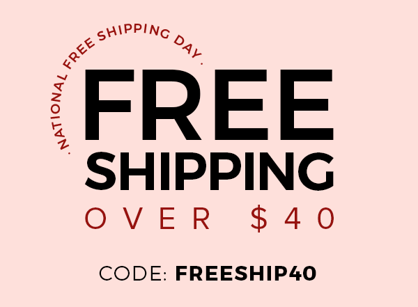Free Shipping Over \\$40