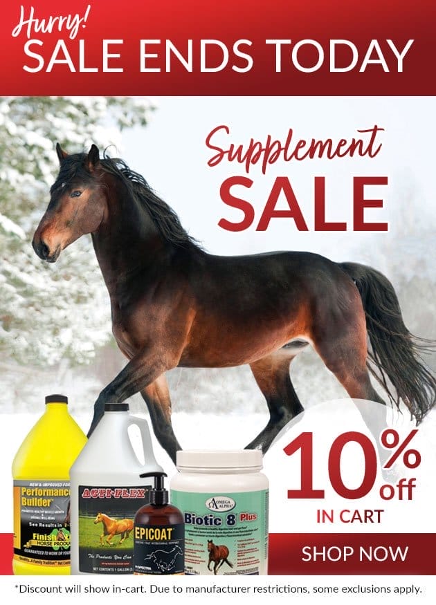 10% off supplements in cart - some exclusions apply