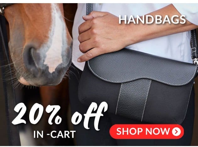 Handbag sale - 20% off in cart