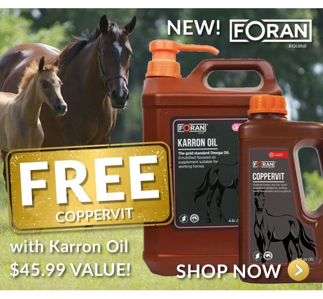 Free coppervit with new foran karron oil