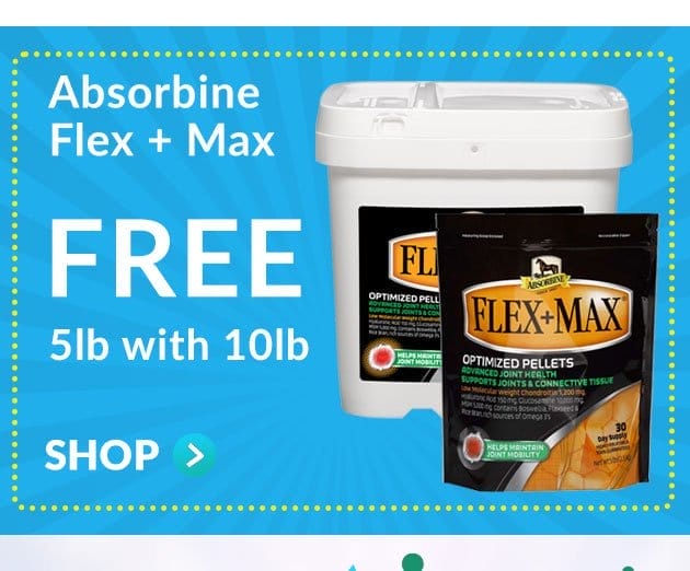 Free 5lb with 10lb absorbine flex + max