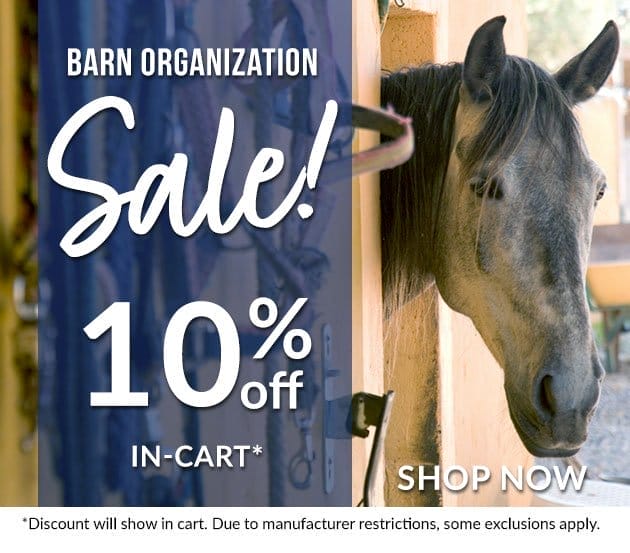Barn organization sale
