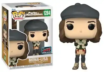 Image of Parks and Recreation Funko Pop! Mona-Lisa (2022 Fall Convention) (Shared Sticker) (Pre-Order)