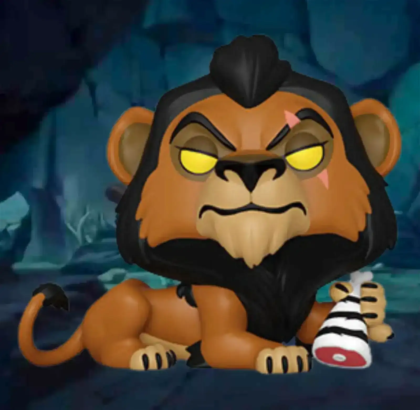 Image of Disney Villains Funko Pop! Scar (with Meat) #1144 (Pre-Order)