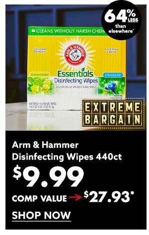 Arm & Hammer Disinfecting Wipes 440ct