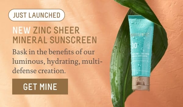 NEW Zinc Sheer Mineral Sunscreen