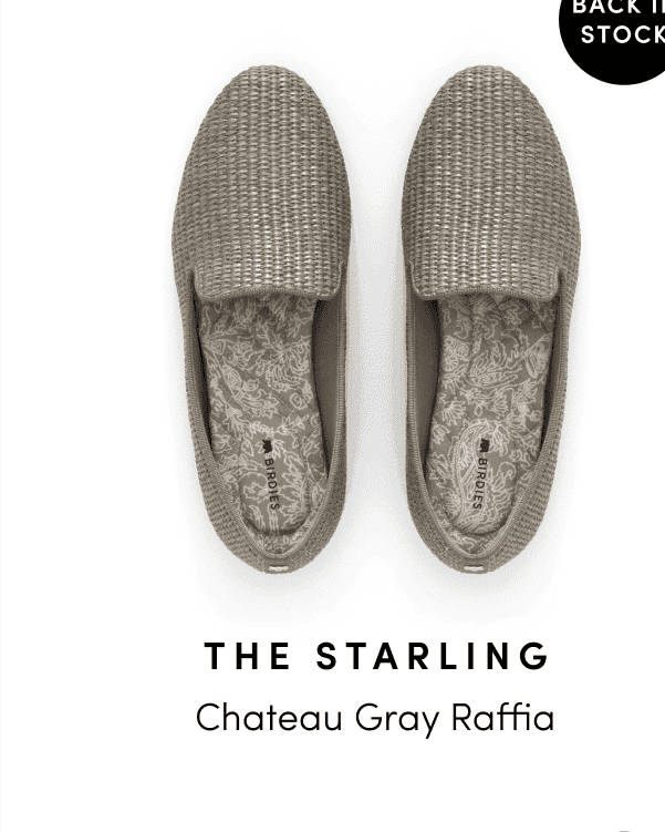 Starling in Chateau Gray Raffia