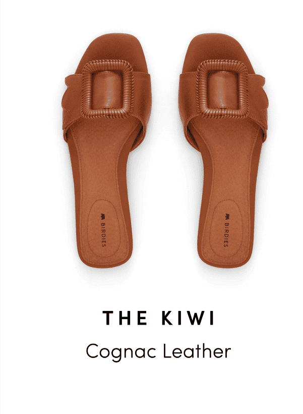 Kiwi in Cognac Leather