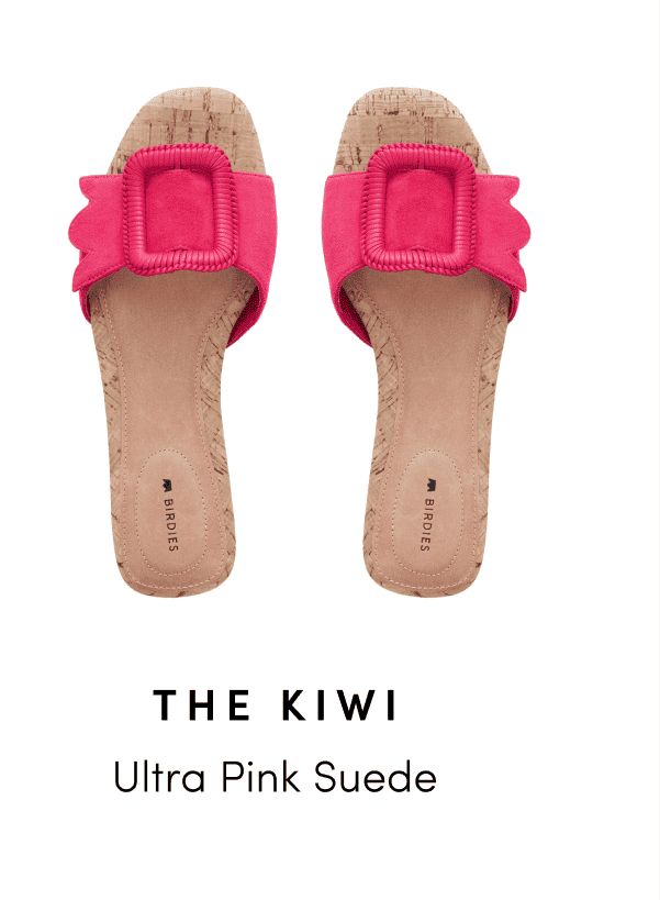 Kiwi in Ultra Pink Suede