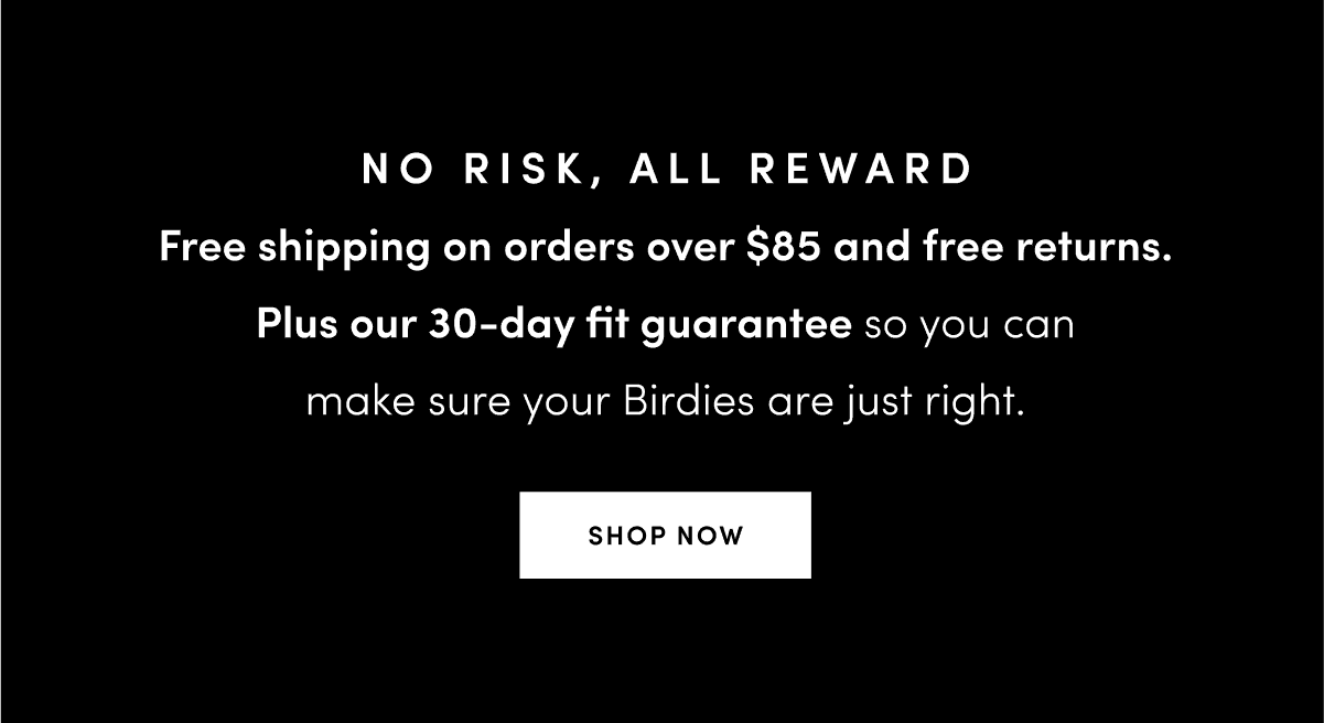 Free shipping & 30 day fit guarantee
